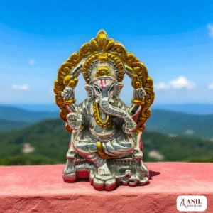 silver ganesh for gift