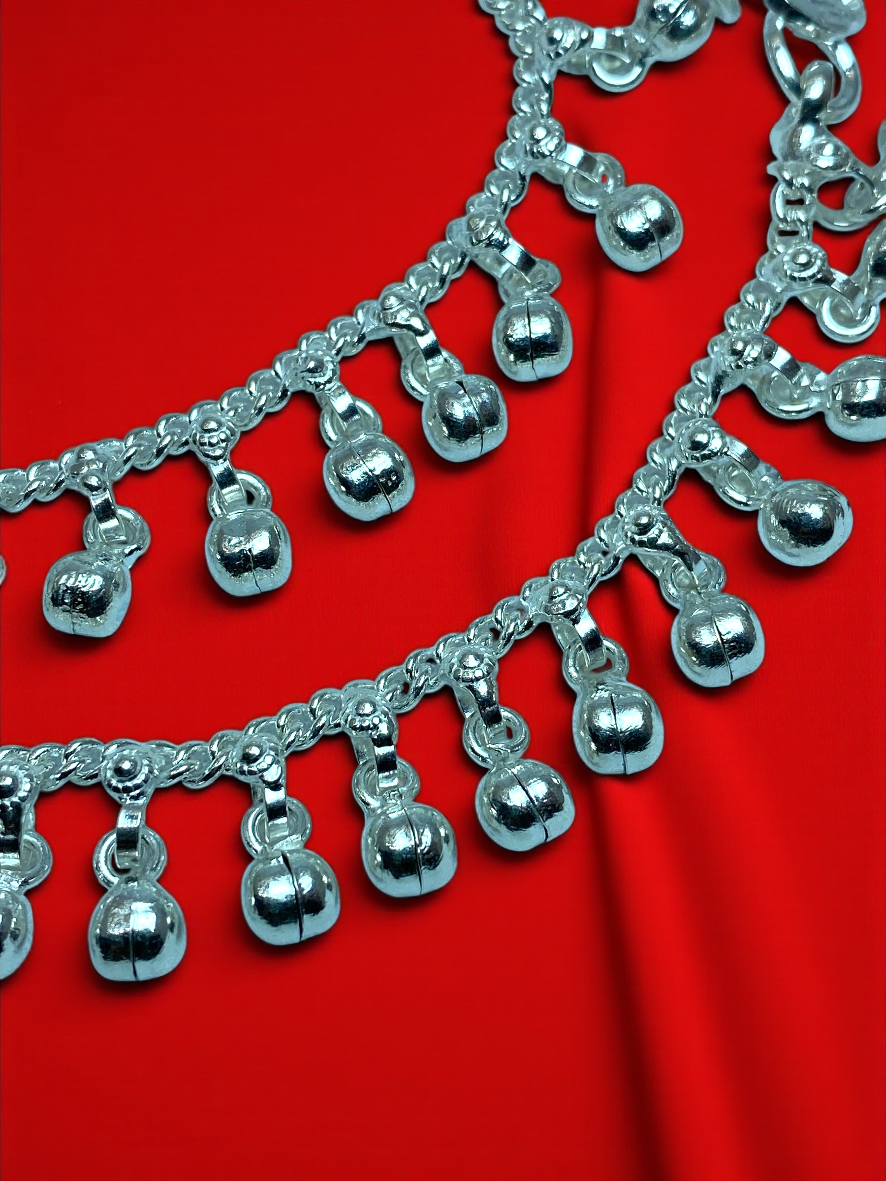 Traditional Baby Payal with Beads